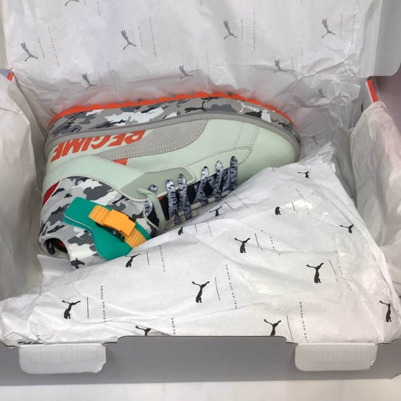 PUMA x Atelier New Regime Ren Boot Camo Shoes RARE - Picture 7 of 8